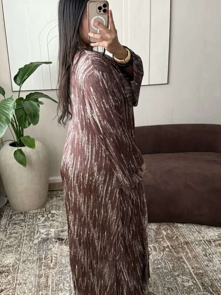Abaya estampada Xavira
