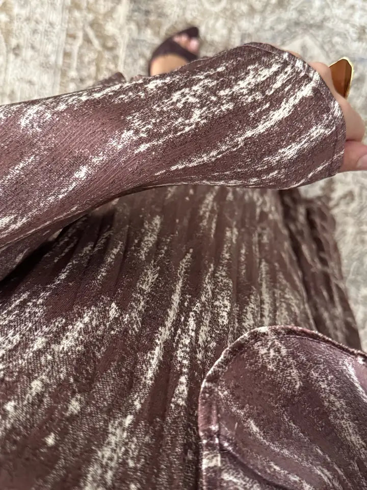 Abaya estampada Xavira