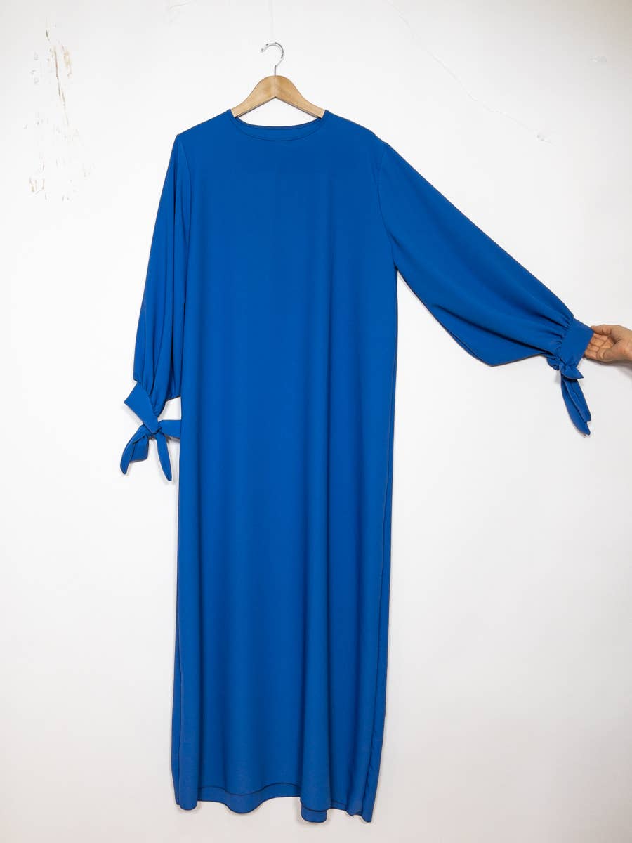 Vestido abaya de seda Medina 2378pk