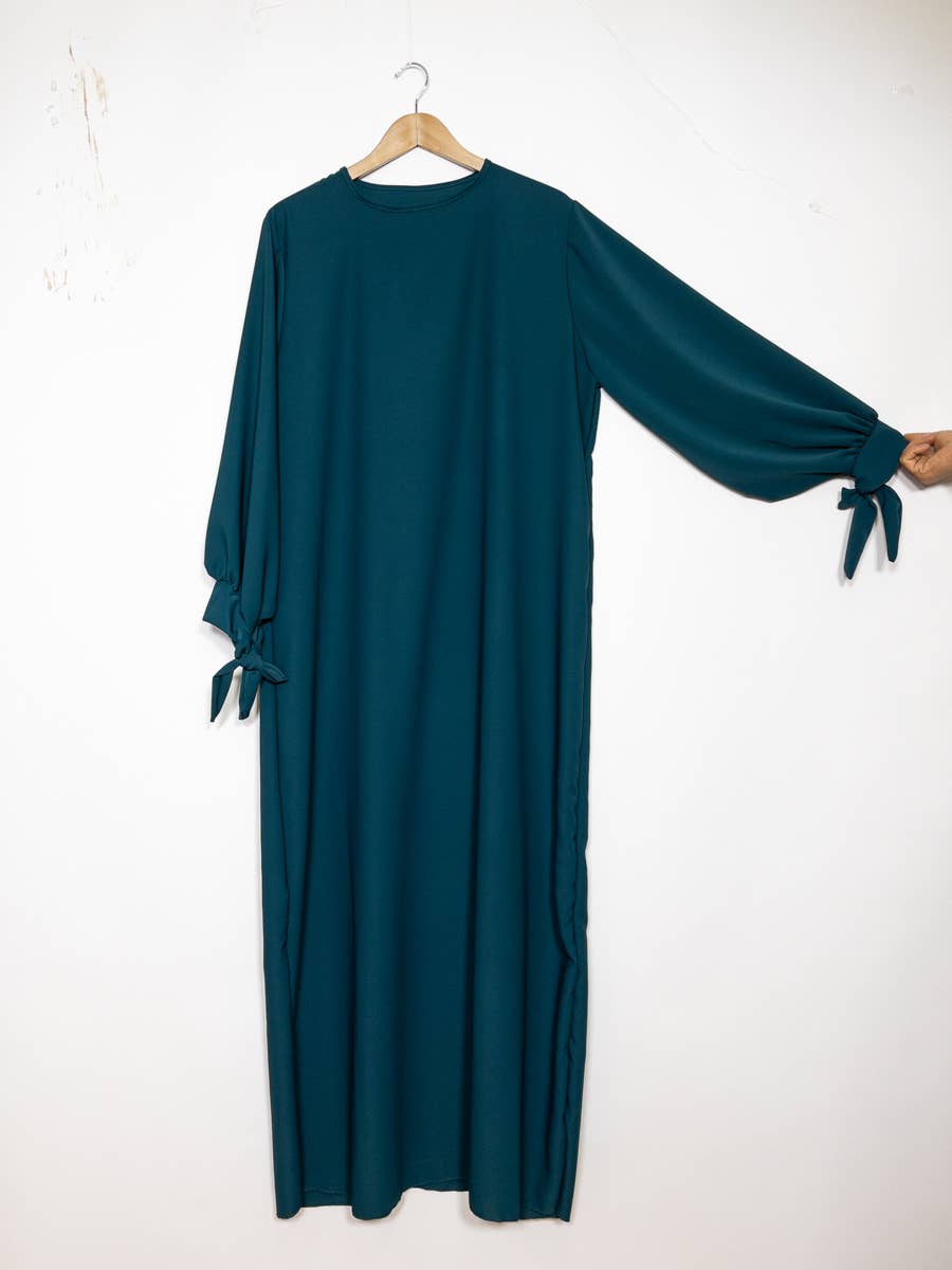 Vestido abaya de seda Medina 2378pk