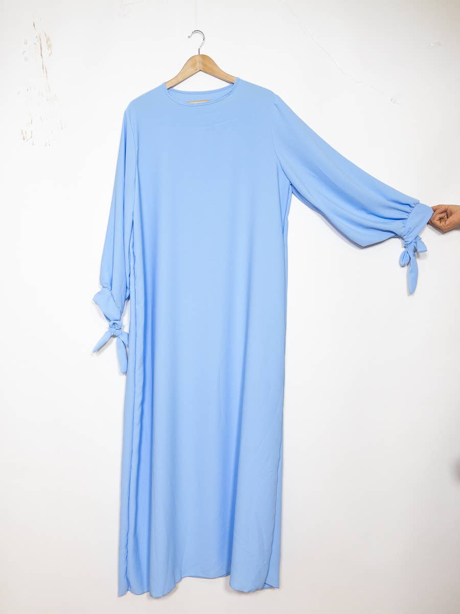 Vestido abaya de seda Medina 2378pk