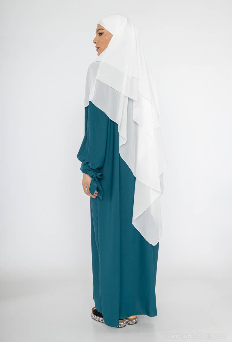 Vestido abaya de seda Medina 2378pk