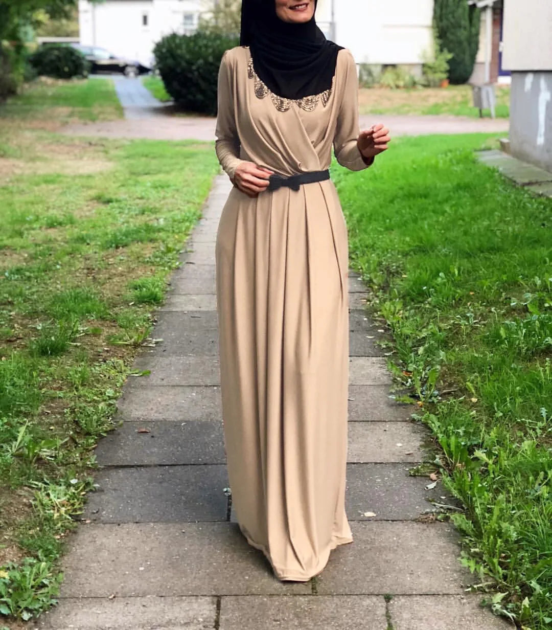 Yasmine Turtleneck Kaftan Abaya