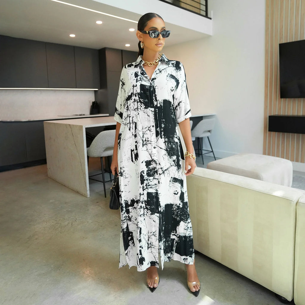 Ivory Floral Bow Maxi Dress