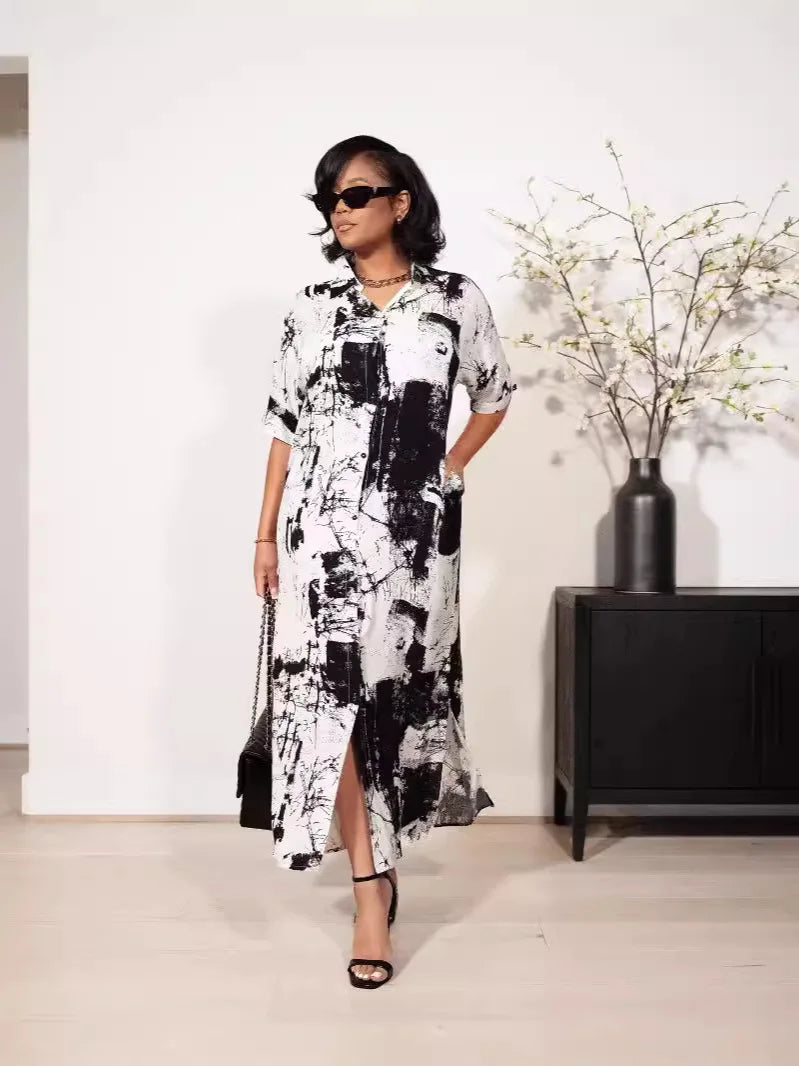 Ivory Floral Bow Maxi Dress