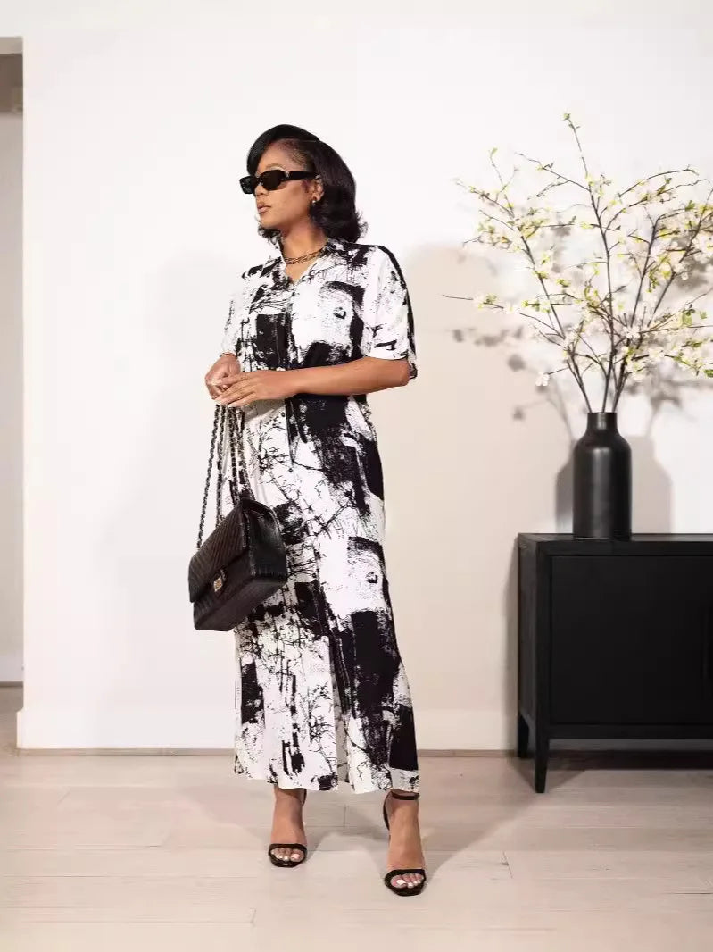 Ivory Floral Bow Maxi Dress