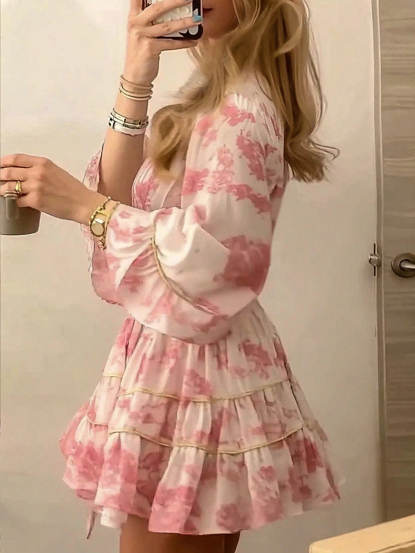 Petal Boho Mini Dress