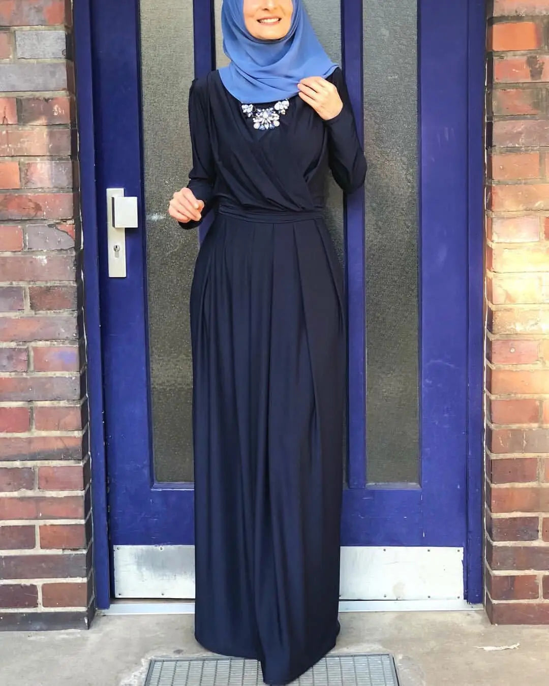 Yasmine Turtleneck Kaftan Abaya