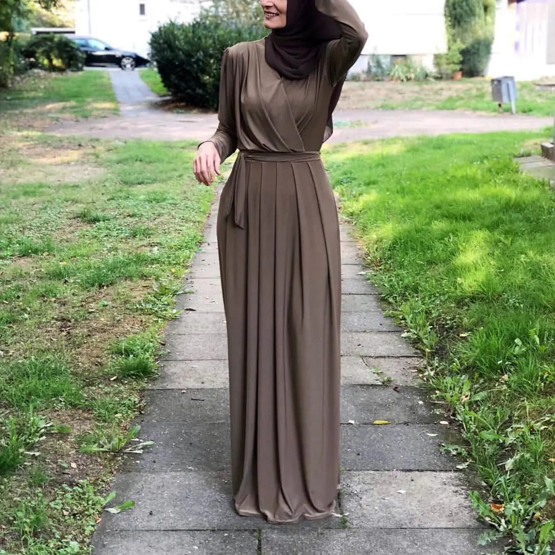 Yasmine Turtleneck Kaftan Abaya
