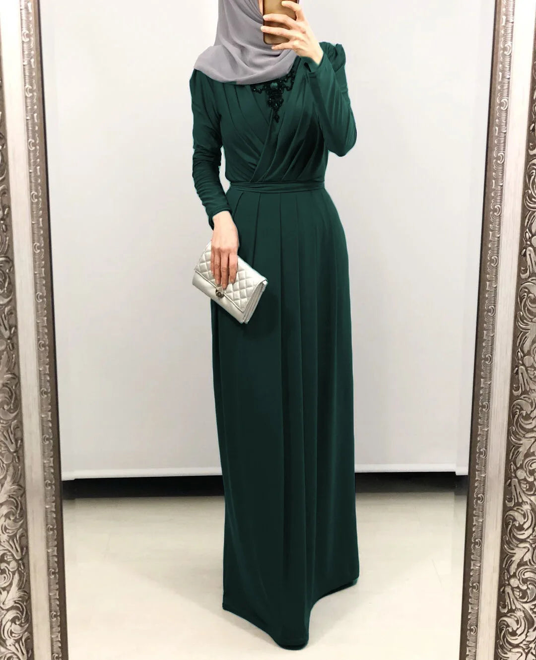 Yasmine Turtleneck Kaftan Abaya