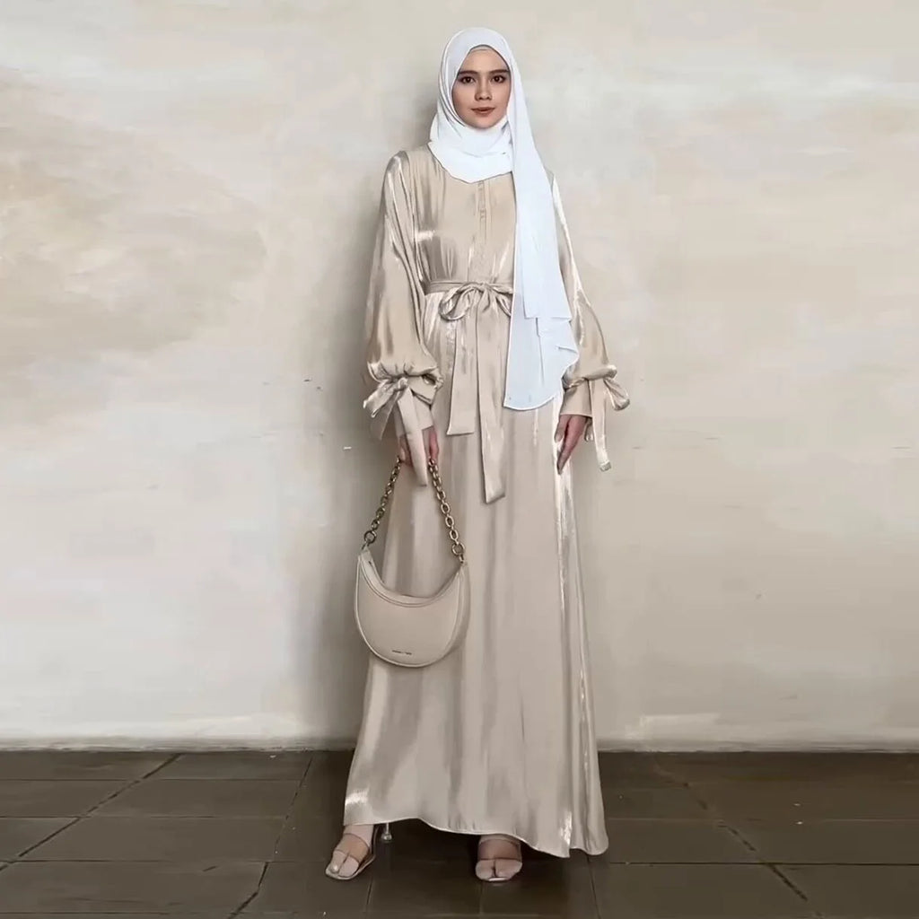 Nadia Bubble Sleeve Abaya