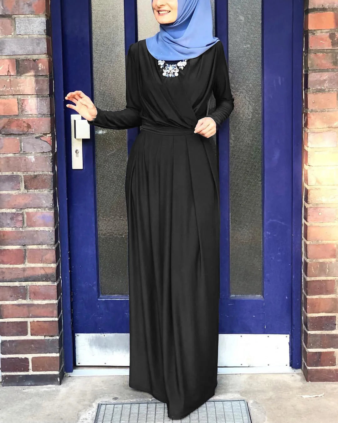 Yasmine Turtleneck Kaftan Abaya