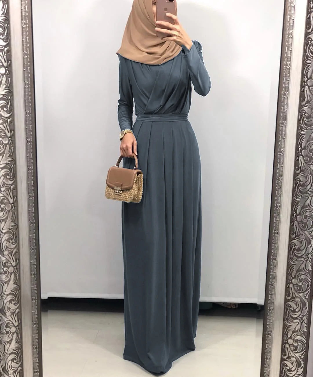 Yasmine Turtleneck Kaftan Abaya