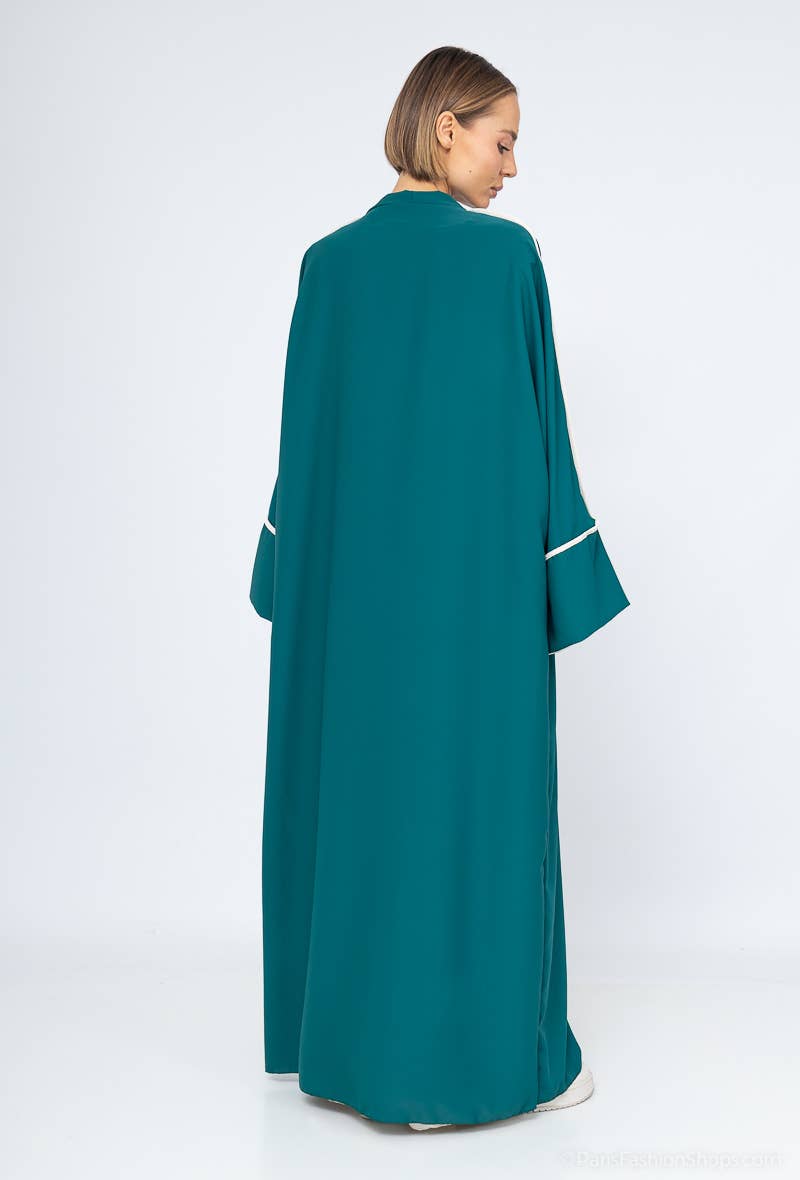 Kimono Abaya con top de seda de dos piezas Medina 2373pk