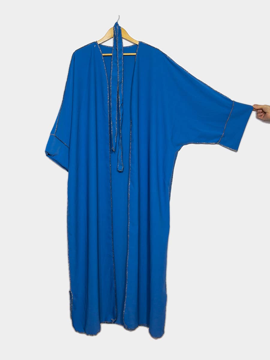 Kimono para mujer con bordado dorado y cinturón, ref: 2336pk