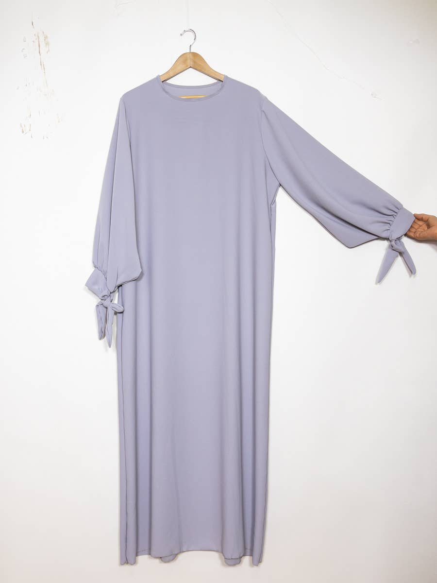 Vestido abaya de seda Medina 2378pk