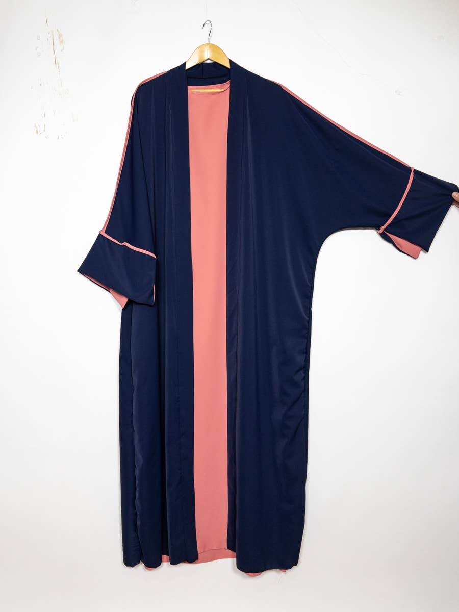 Kimono Abaya con top de seda de dos piezas Medina 2373pk
