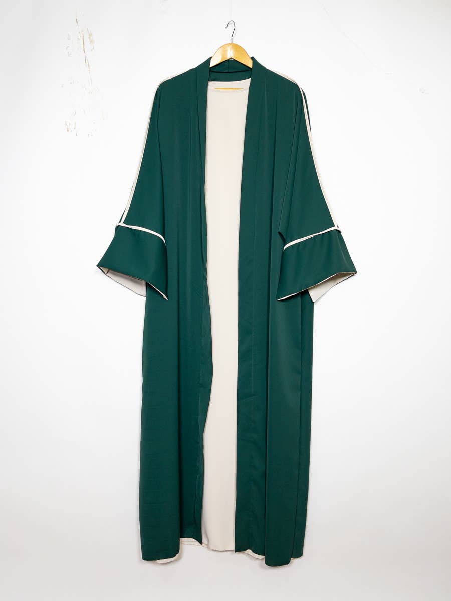 Kimono Abaya con top de seda de dos piezas Medina 2373pk