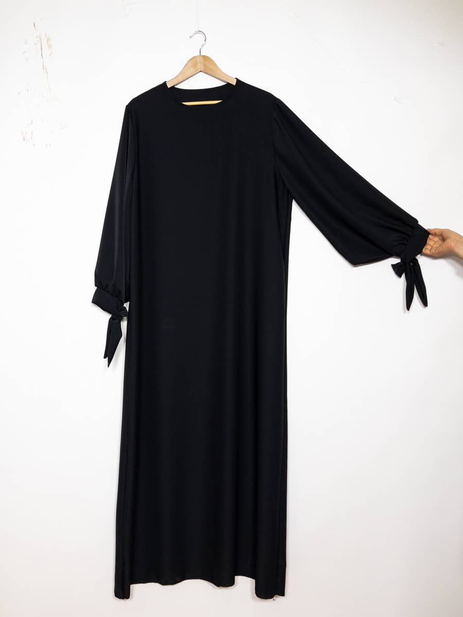 Vestido abaya de seda Medina 2378pk