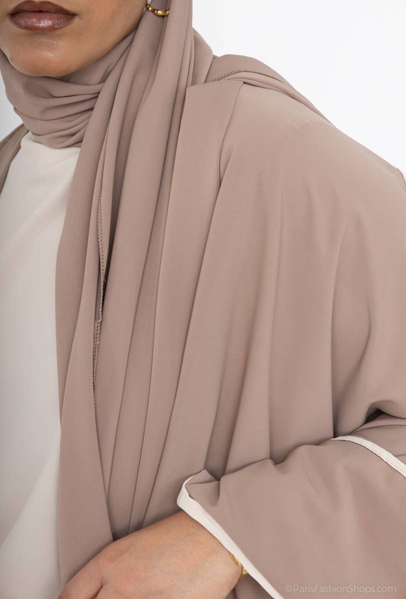 Kimono Abaya con top de seda de dos piezas Medina 2373pk