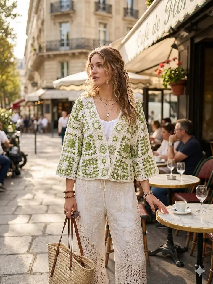Boho Crochet Cardigan