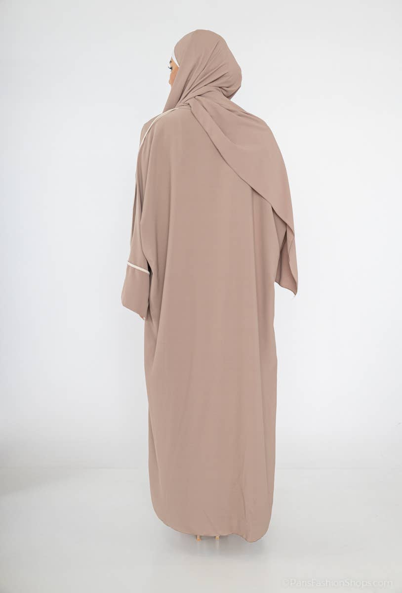 Kimono Abaya con top de seda de dos piezas Medina 2373pk