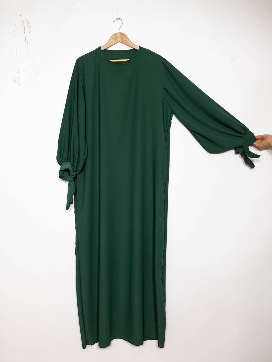 Vestido abaya de seda Medina 2378pk
