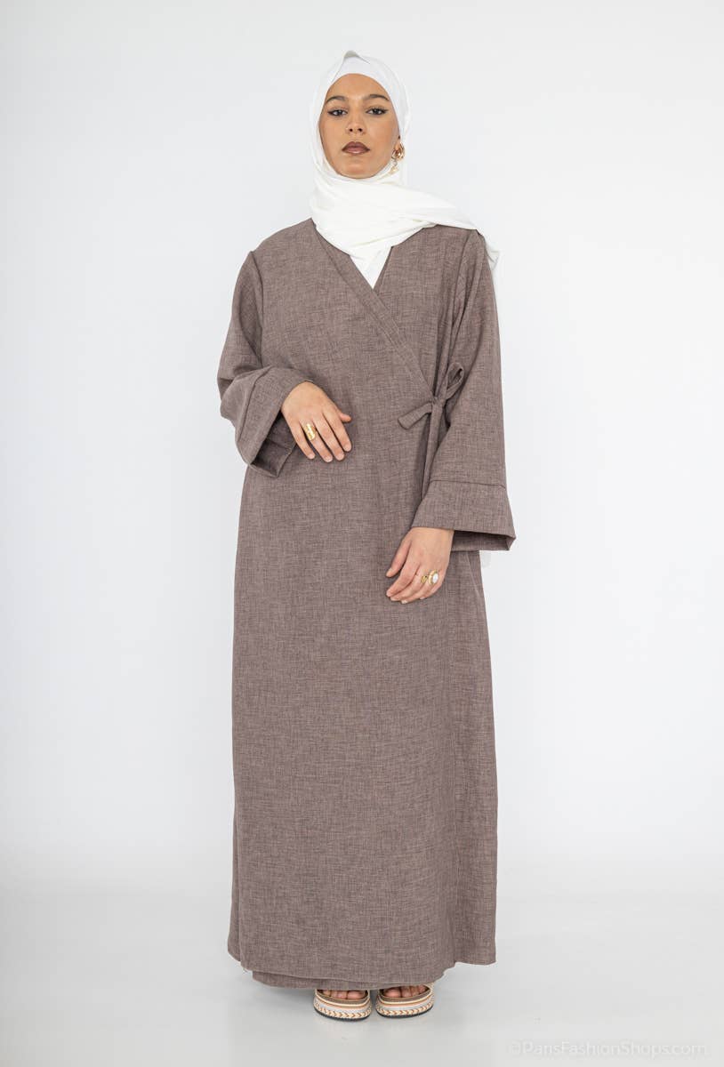 Vestido abaya Leaf port para mujer de 185 cm Ref:L2383LIN