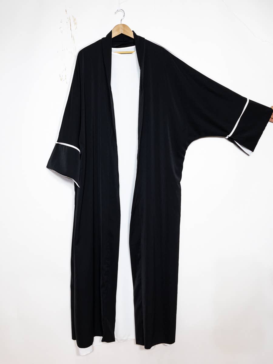 Kimono Abaya con top de seda de dos piezas Medina 2373pk