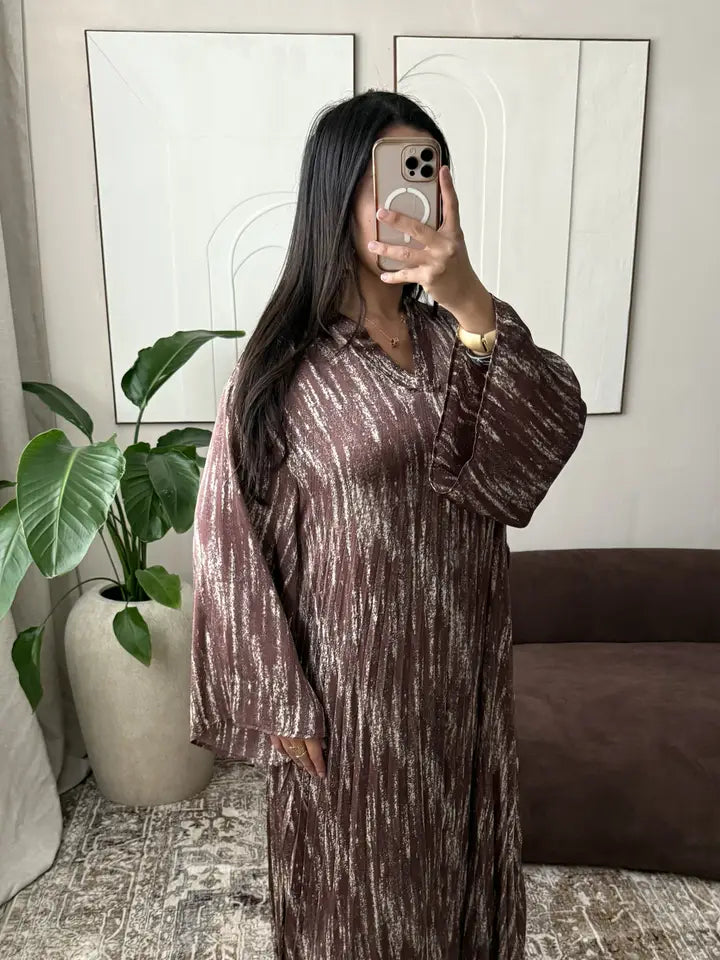 Abaya estampada Xavira