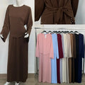Knotted Waist Elegant Dress