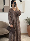 Polka Dot Flowy Maxi Dress