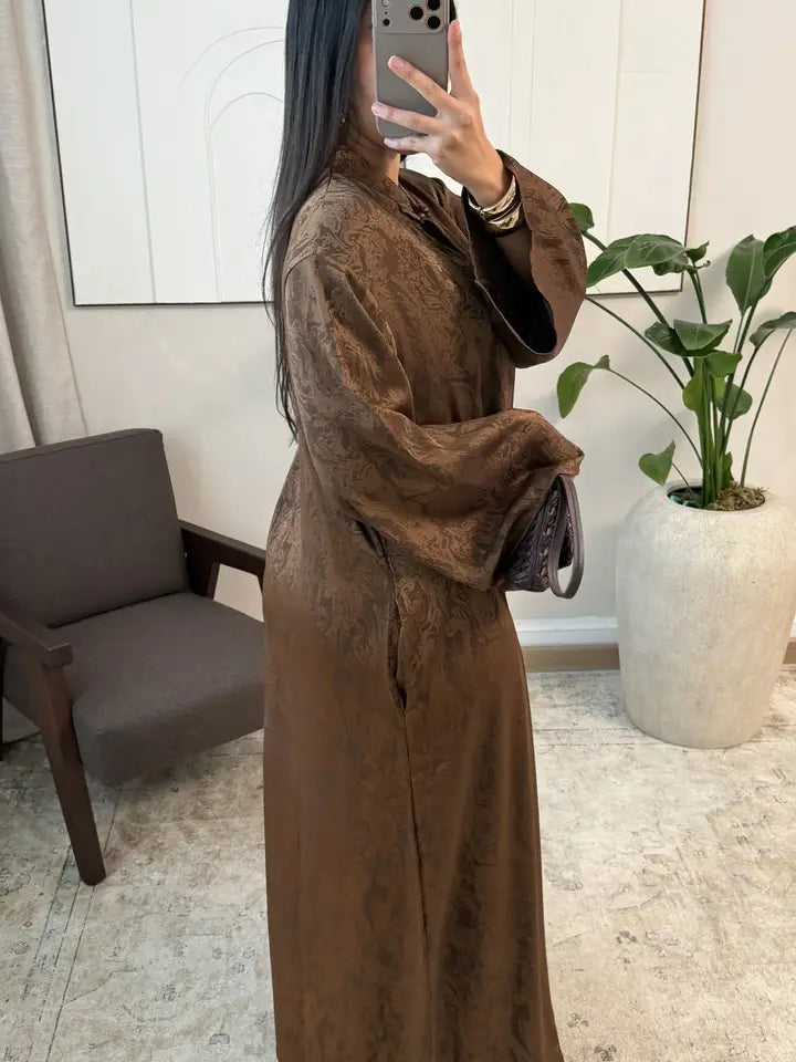 Abaya Yang cuello mao